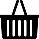 shopping basket solid icon
