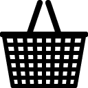 shopping basket_2 solid icon