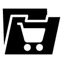 shopping folder glyph Icon copy