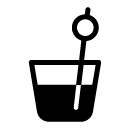 shot drink glyph Icon