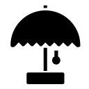 side lamp 3 glyph Icon