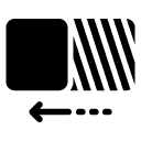 slide left glyph Icon