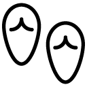 slippers line Icon