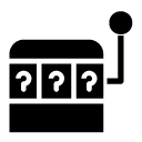 slot machine glyph Icon