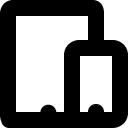smart phone tablet line Icon