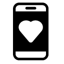 smartphone glyph Icon