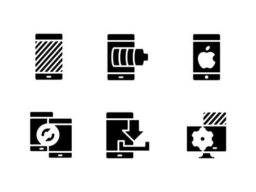 smartphone-glyph-icons