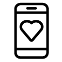 smartphone line Icon