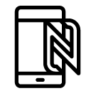 smartphone option line Icon