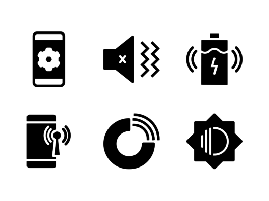 smartphone-settings-glyph-icons
