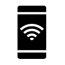 smartphone wifi glyph Icon
