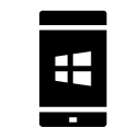 smartphone windows glyph Icon