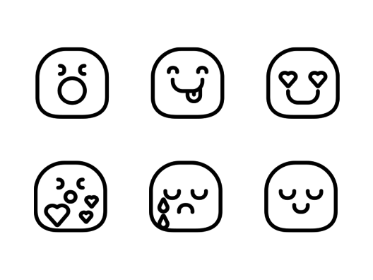 smileys-line-icons