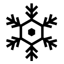 snowflake glyph Icon