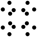 social dots glyph Icon