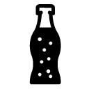 soda bottle glyph Icon