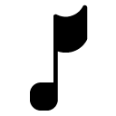 sound music glyph Icon