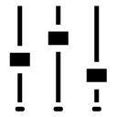 sound settings glyph Icon