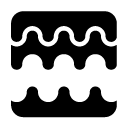 sound wave glyph Icon