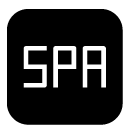 spa glyph Icon