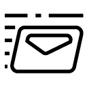 speed mail 2 line Icon
