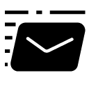 speed mail 3 glyph Icon