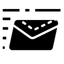 speed mail 5 glyph Icon