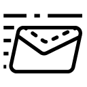 speed mail 5 line Icon