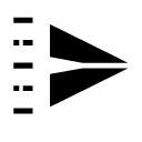 speed paper aeroplane glyph Icon