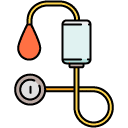 sphygmomanometer filled outline icon