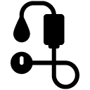 sphygmomanometer solid icon