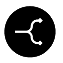 split glyph Icon