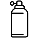 spraycan line icon