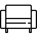 square Chair line icon