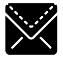 square envelope 1 glyph Icon