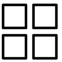 square menu two line Icon