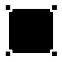 square shape glyph Icon