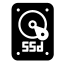 ssd glyph Icon