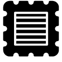 stamp 2 glyph Icon