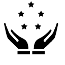 stars care glyph Icon