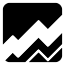 statistics glyph Icon
