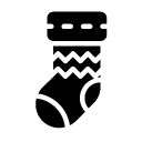 stocking glyph Icon