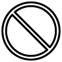 stop sign_2 line icon