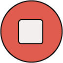 stop_1 filled outline icon
