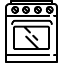stove line icon