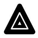street sign glyph Icon