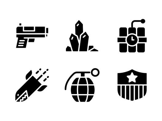 sub-categories-glyph-icons