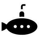submarine 1 glyph Icon
