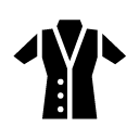suit jacket glyph Icon