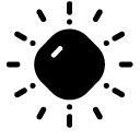 sun glyph Icon